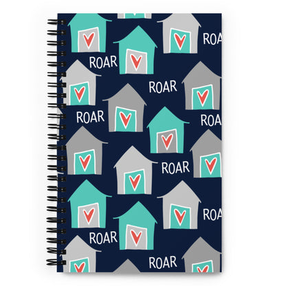 Dog house ROAR- Spiral Notebook