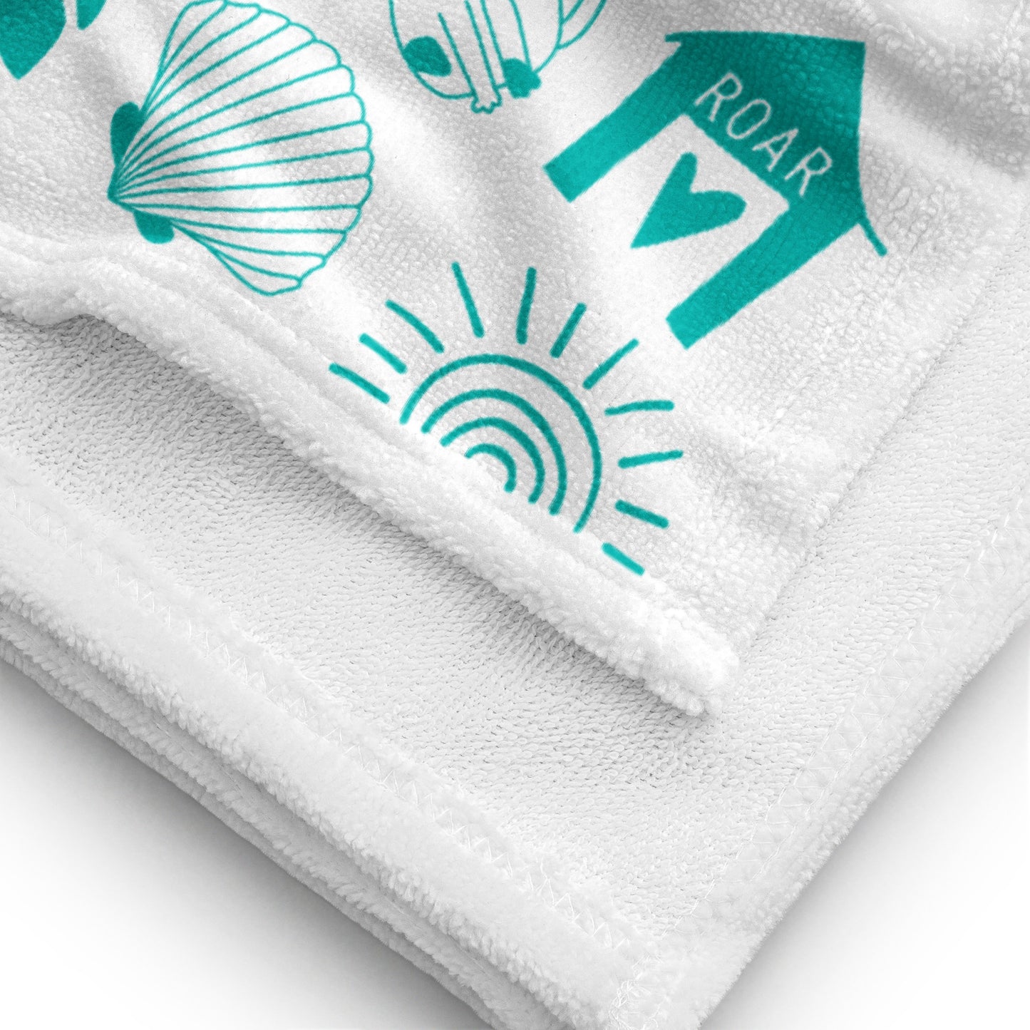 Island Life- White Beach Towel