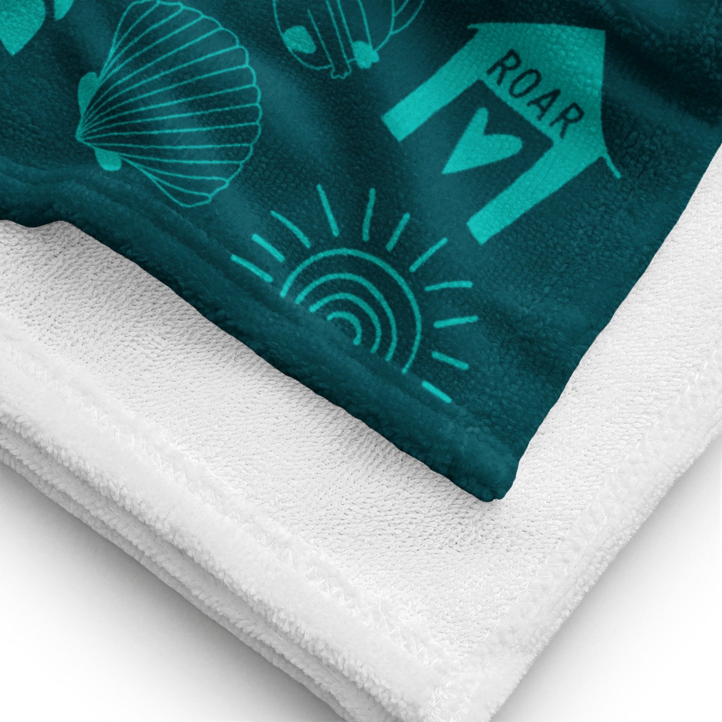 Island Life- Teal Beach Towel