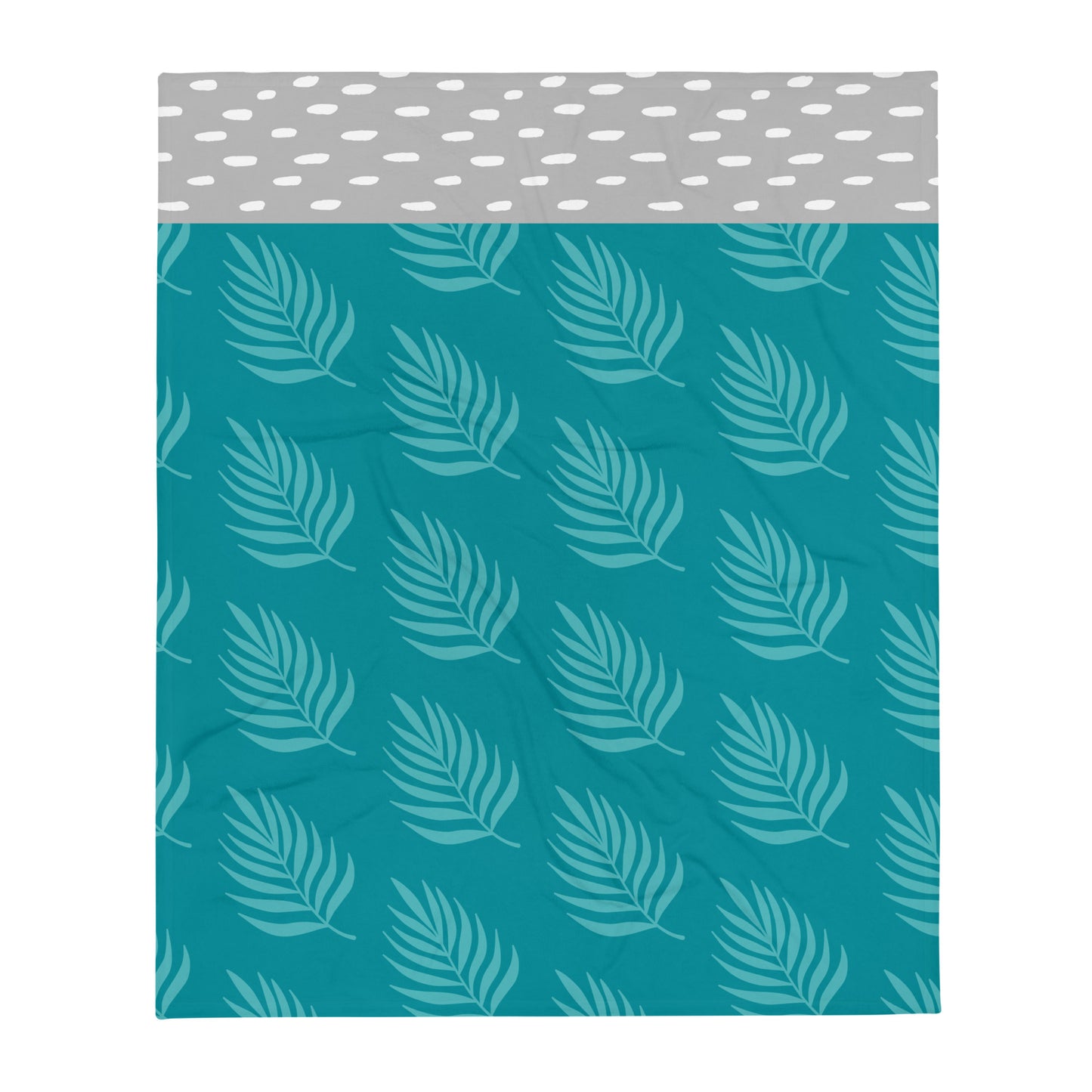 Tropical Palms- Throw Blanket