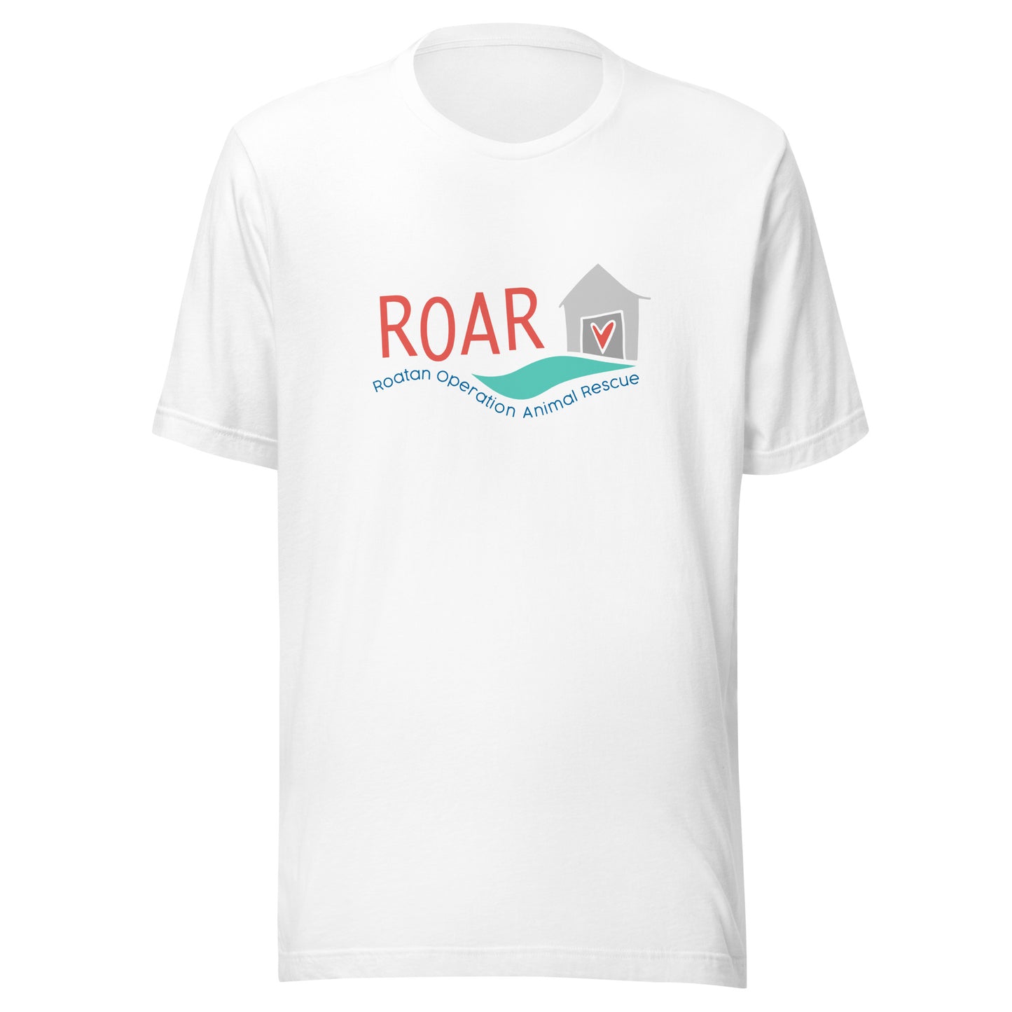 Dog House ROAR- White Unisex Tee