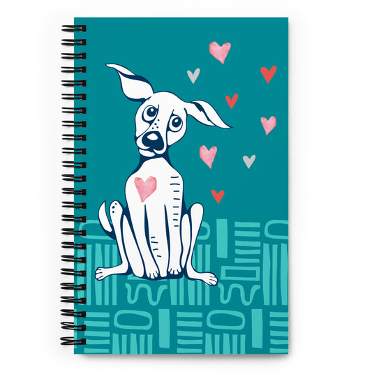 Island Dog- Spiral notebook
