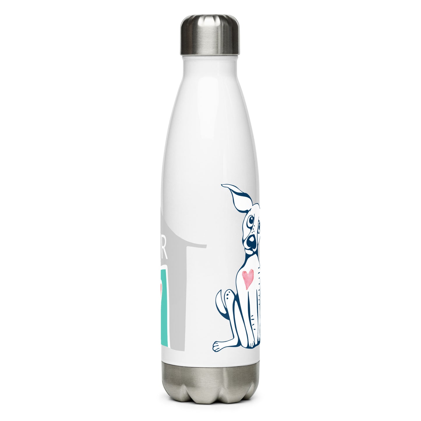 Island Dog House- Stainless Steel Water Bottle